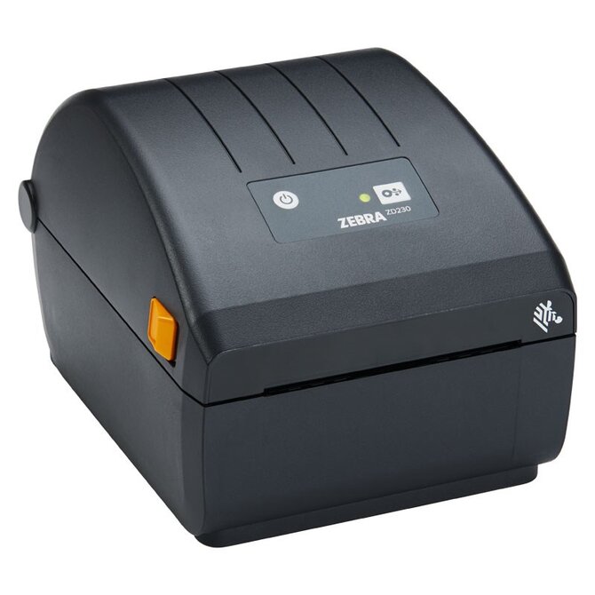 Zebra ZD230 DT, 8 dots/mm (203 dpi), EPLII, ZPLII, USB, Ethernet, black