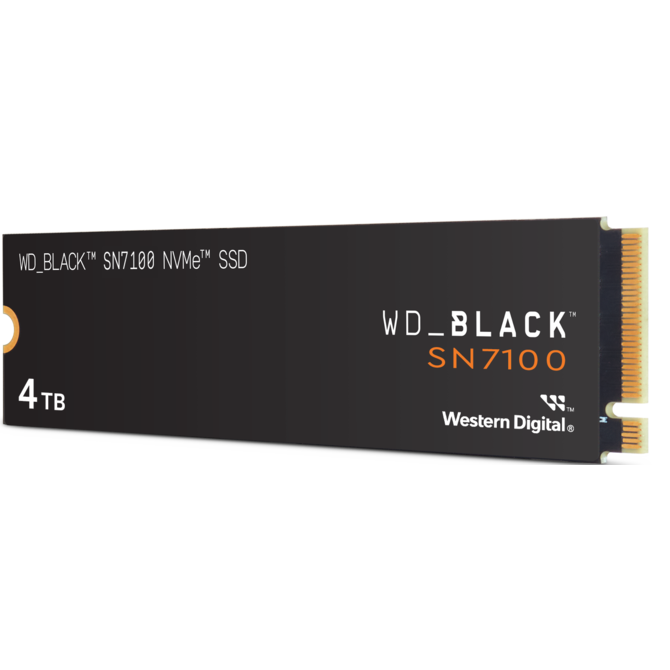 WD Black SN7100/4TB/SSD/M.2 NVMe PCIe/Gen 4,(R:7000, W:6700MB/s)