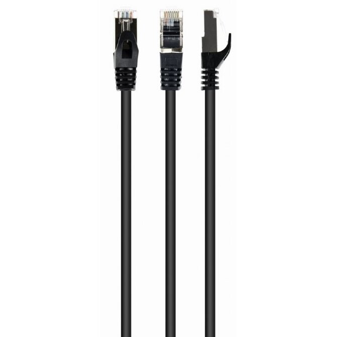 GEMBIRD Patch kabel S/FTP Cat. 6A LSZH, černý, 2 m