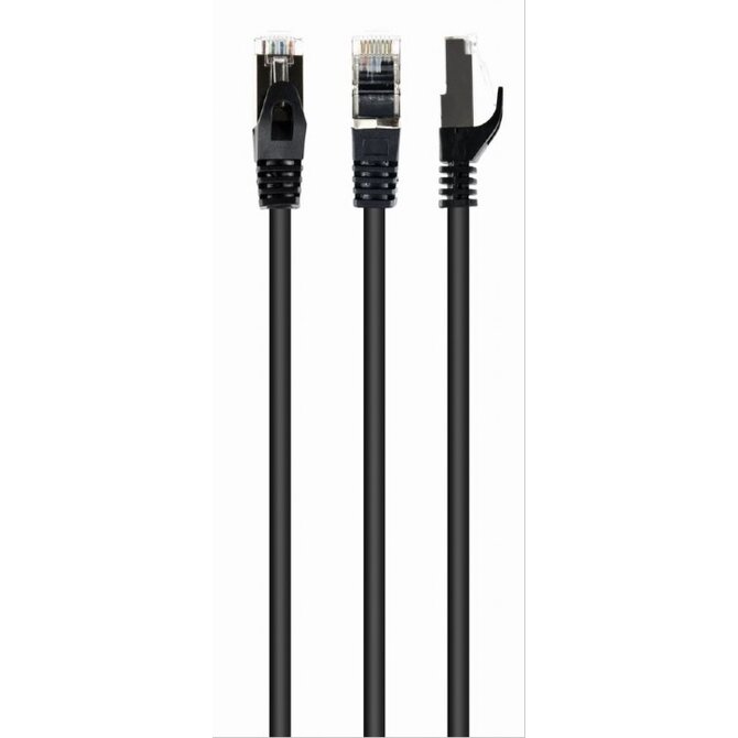 GEMBIRD Patch kabel S/FTP Cat. 6A LSZH, černý, 1,5 m