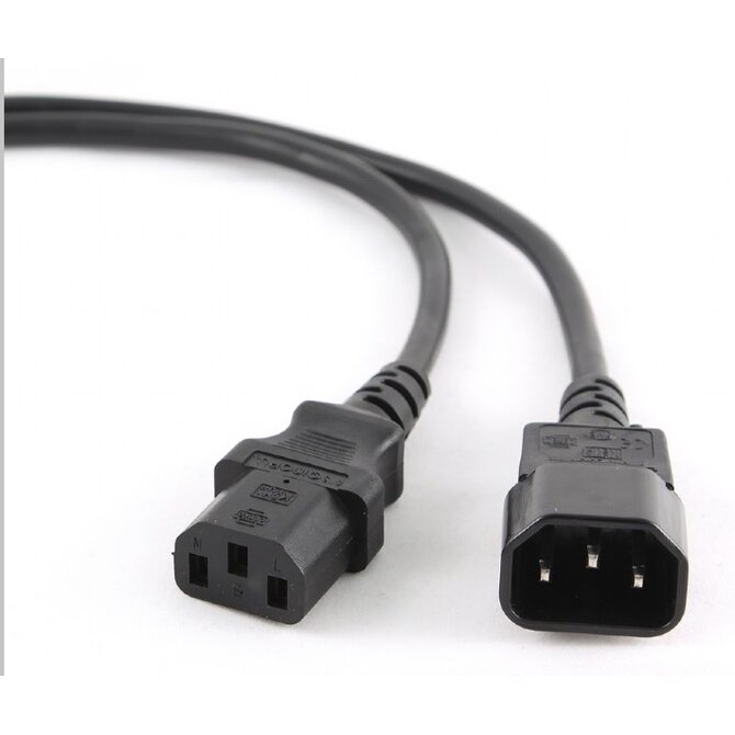 GEMBIRD Kabel síťový  1,8 m napájecí (C13 to C14), VDE