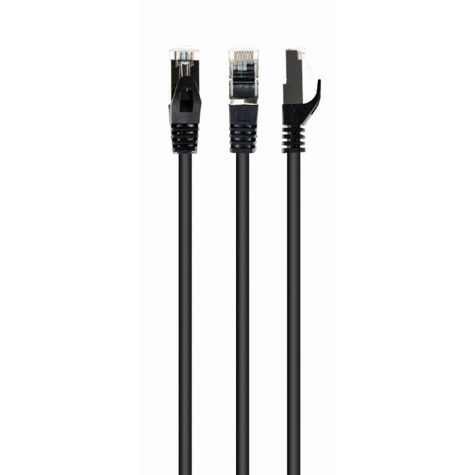 Gembird S/FTP Cat 6A propojovací kabel LSZH, černý, 10m