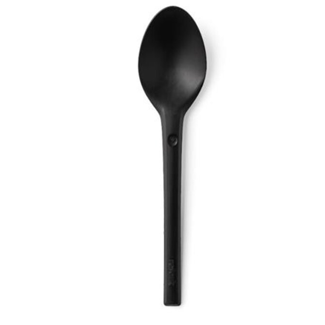 REFORK - Lžíce z přírodního materiálu, black, 25ks