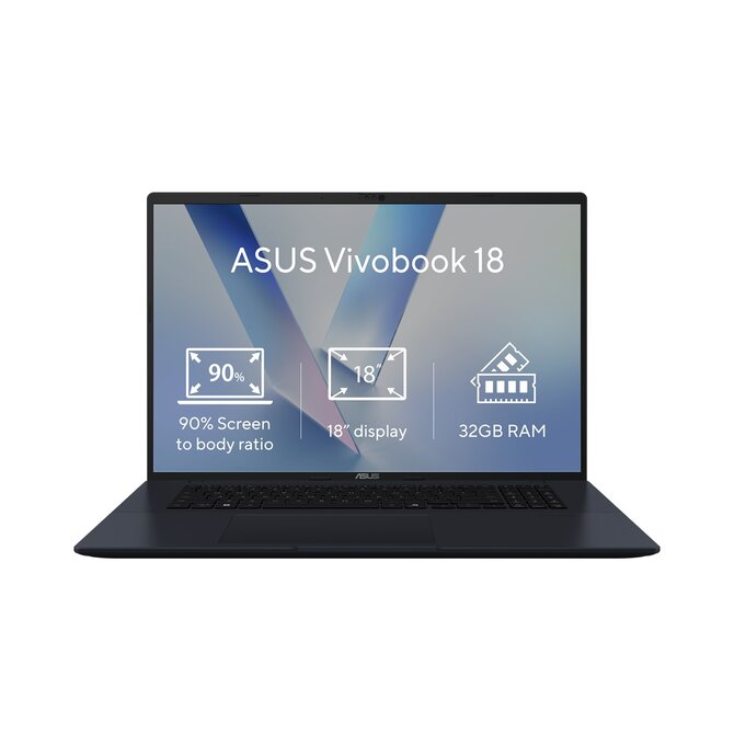 ASUS Vivobook 18 - Ryzen 7 260/32GB/1TB SSD/18,4"/WUXGA/IPS/2y PUR/Win 11 Home/modrá