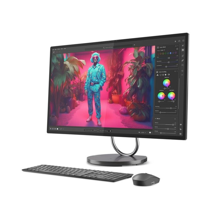 Lenovo YOGA AIO 32ILL10   Ultra 7 258V/32GB/SSD 1TB/31,5"/UHD/IPS/495nitů/Qi/170W/3r OnSite/WIN11 PRO/šedá