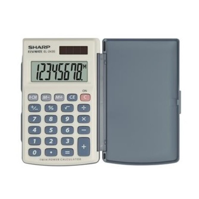 Platinet SHARP CALCULATOR HANDHELD BOX EL243S