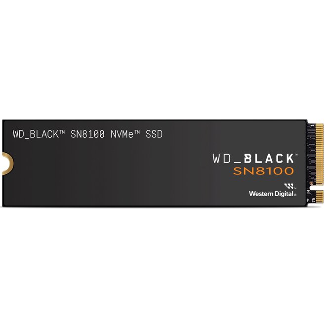 WD BLACK SSD NVMe M.2 2TB PCIe SN8100, Gen5, (R:14900, W:14000MB/s)
