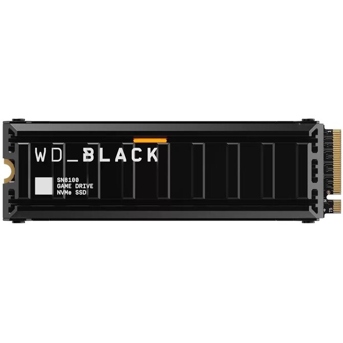 WD BLACK SSD NVMe M.2 2TB PCIe SN8100, PCIe Gen5, (R:14900, W:14000MB/s), s chladičem