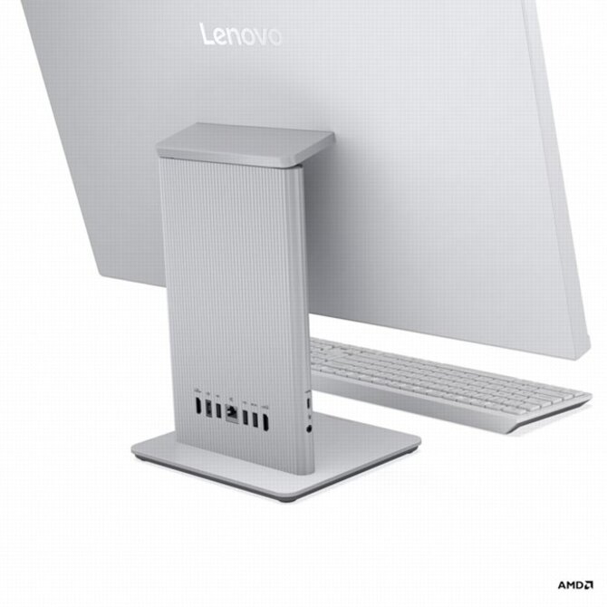 Lenovo IdeaCentre AIO 27ARR9   Ryzen 7 8845HS/32GB/SSD 1TB/27"/FHD/IPS/300nitů/Harman Audio/Qi/135W/WIN11 Home/stříbrná