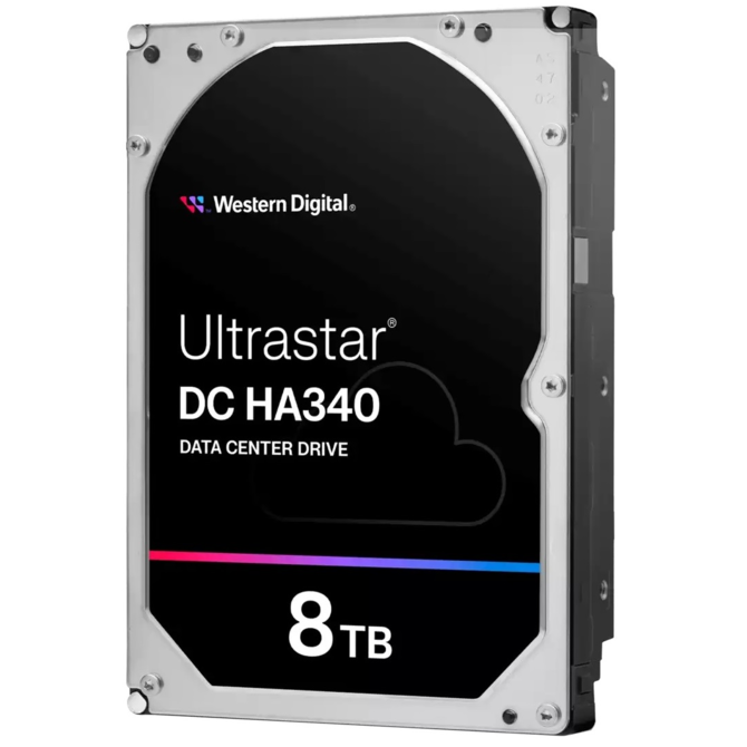 WD Ultrastar® HDD 8TB DC HA3403.5in 26.1 256 7200RPM SATA ULTRA 512E SE NP