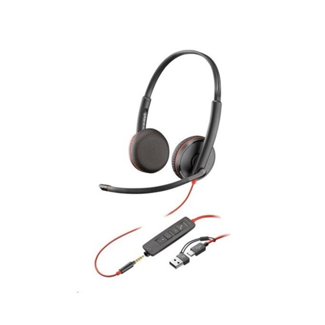 HP Poly BW 3225 USB-C HS +USB-C/A (Bulk)