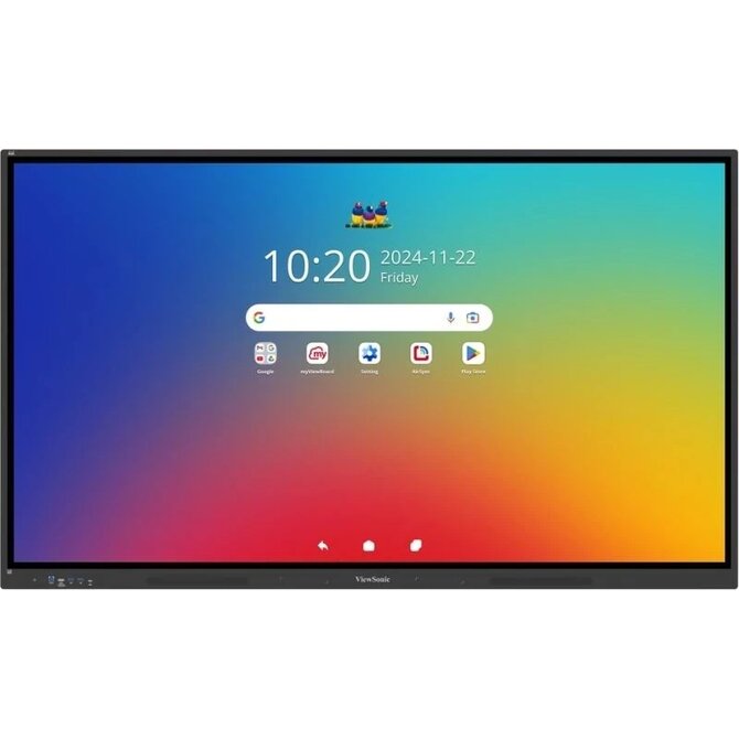 Viewsonic IFP6534 65" 4K 3840x2160/TFT/450cd/8ms/4xHDMI/VGA/DP/RS232/OPS/5xUSB/2xUSB-C/2xRJ45/VESA/Android 14