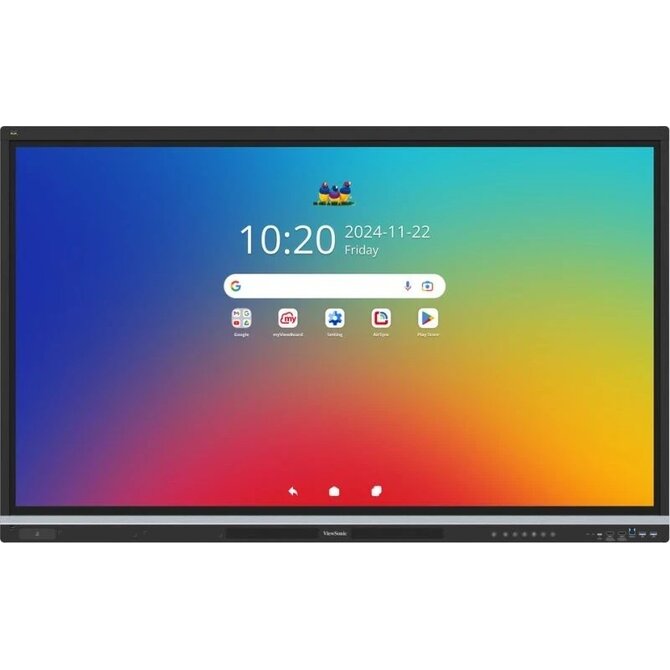 Viewsonic IFP5551 55" 4K 3840x2160/TFT/450cd/6,5ms/5xHDMI/VGA/DP/RS232/OPS/5xUSB/3xUSB-C/2xRJ45/Repso/VESA/Android 14