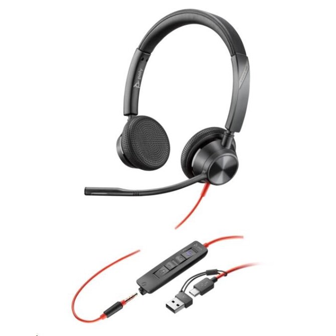 HP Poly BW 3325 USB-C HS +3.5mmP +USB-C/A
