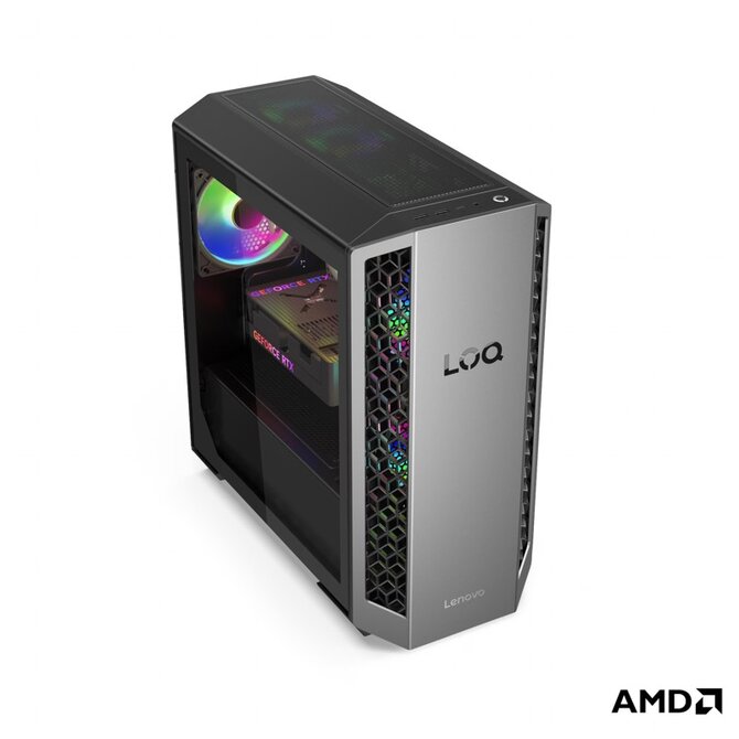 Lenovo LOQ Tower 26ADR10   Ryzen 7 8745HX/32GB/SSD 1TB/RTX 5060Ti 16GB/TWR 26l/LAN+WLAN/850W/WIN11 Home/šedá+černá