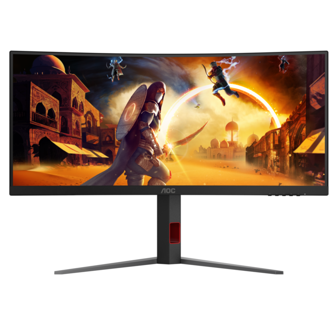 AOC LCD herní CU34G4Z 34" zakřivený VA/3440x1440@240Hz/0,3ms/450cd/2xHDMI/DP/2xUSB/Pivot/HAS/VESA
