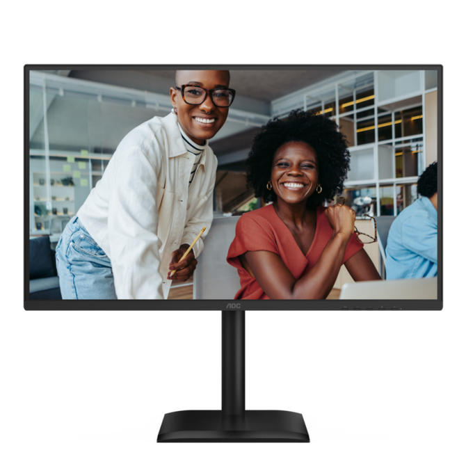 AOC LCD Q27E4U 27" IPS/2560x1440@120Hz/4ms/350cd/HDMI/DP/4xUSB/Repro/Pivot/HAS/VESA