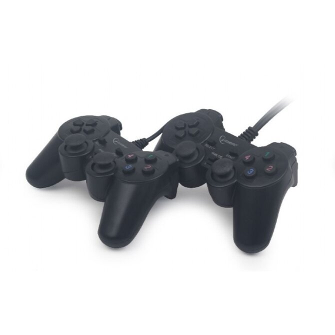 GEMBIRD JPD-UDV2-01 Dvojitý USB herní ovladač pro PC s duální vibrací