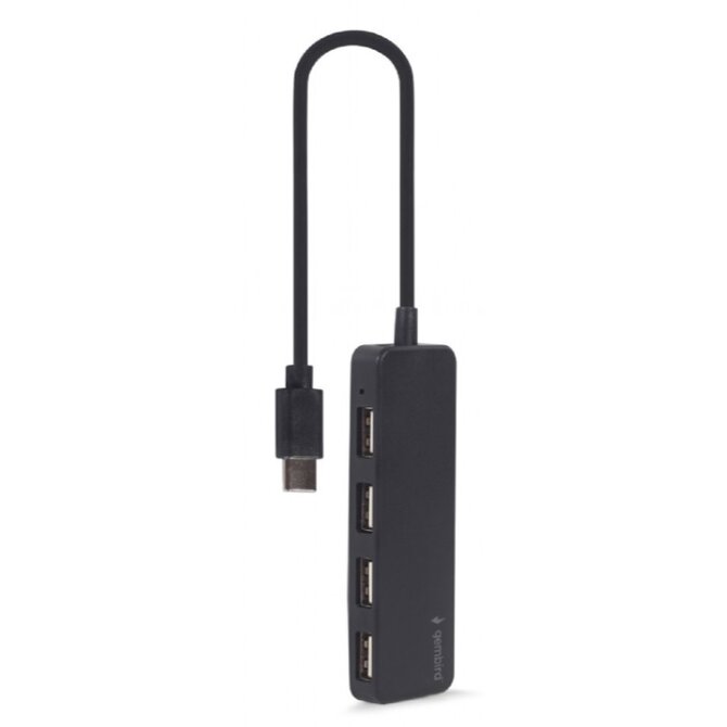 GEMBIRD 4portový USB hub s konektorem typu C – 4× USB 2.0
