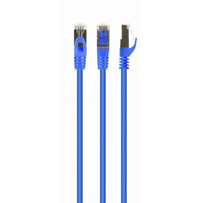 GEMBIRD S/FTP Cat. 6A LSZH patch cord modrý 3m