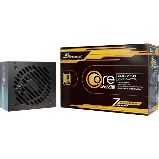 SEASONIC zdroj 750W Core GX-750, ATX 3.1, 80+ Gold