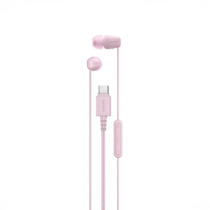 IEREX15CP.CE7 - Sluchátka do uší - růžová, USB-C