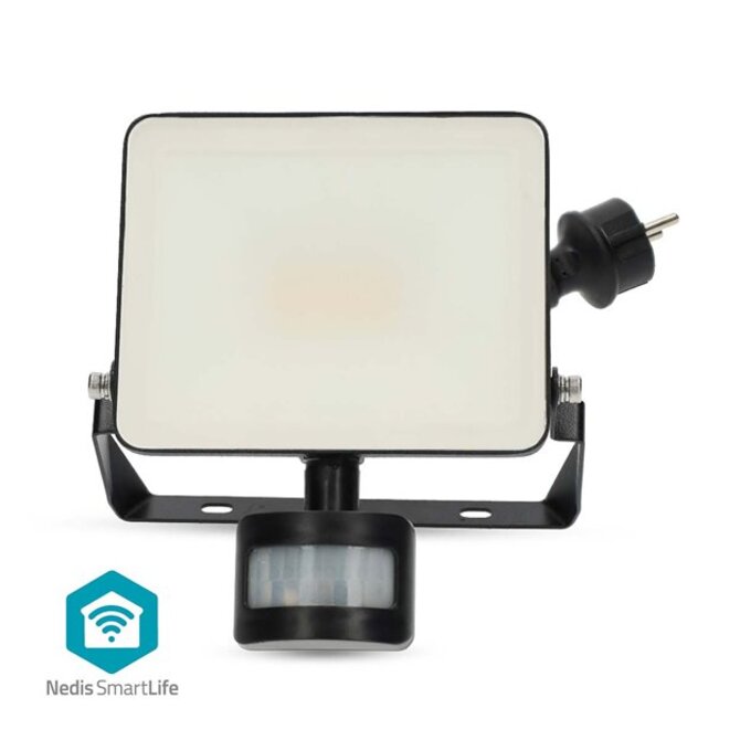 Nedis WIFILOFS21FBK Venkovní světlo Smartlife | Pohybový senzor | 1620 lm | Wi-Fi | 20 W | Hliník | Android™ / IOS