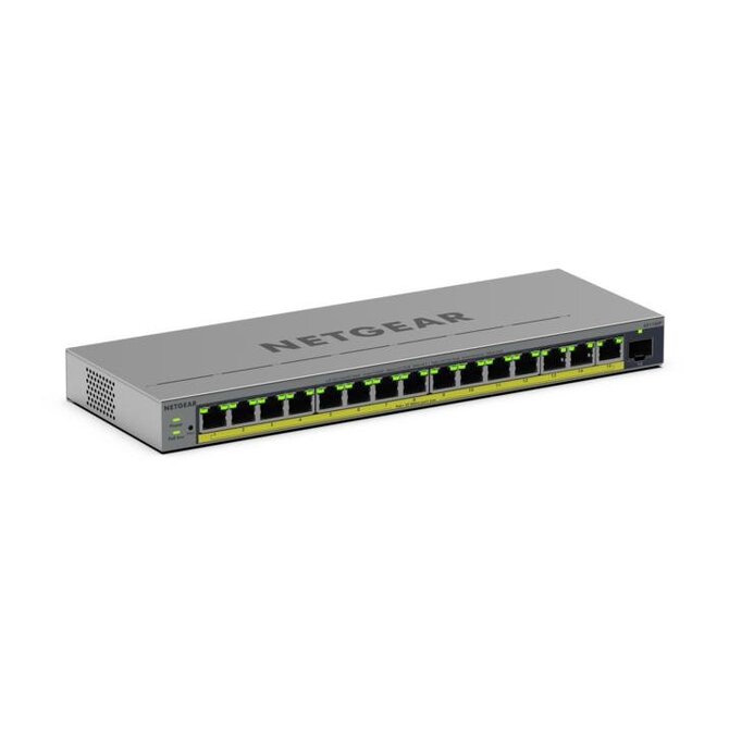 Netgear 16PT GIGABIT UNMANAGEABLE PLUS SWITCH W/ POE+ 