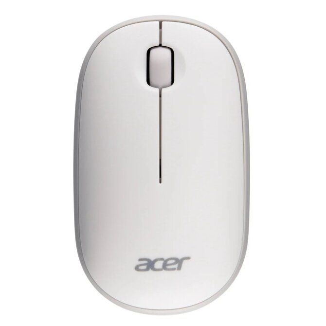 Acer  Wireless Bubble Mouse White - RF2.4G, 1600 dpi, 102x60x32 mm, 60g bez AA baterie, retail pack