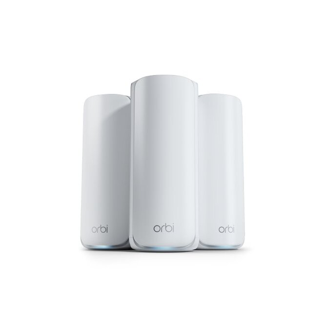 Netgear Orbi 770 Series Tri-Band WiFi 7 Mesh 3-pack (1 router + 2 satellites)