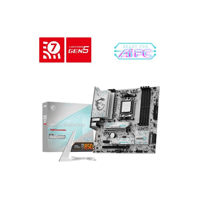 MSI B850M GAMING PLUS WIFI/AM5/4x DDR5, mATX