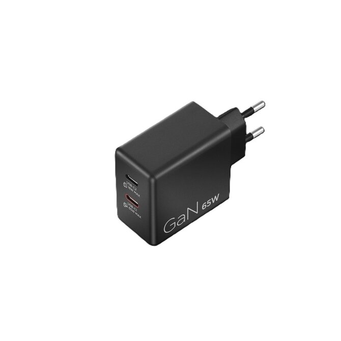 Lenovo Dual USB-C 65W GaN Charger - duální nabíječka 2x USB-C, 45W + 18W, černá
