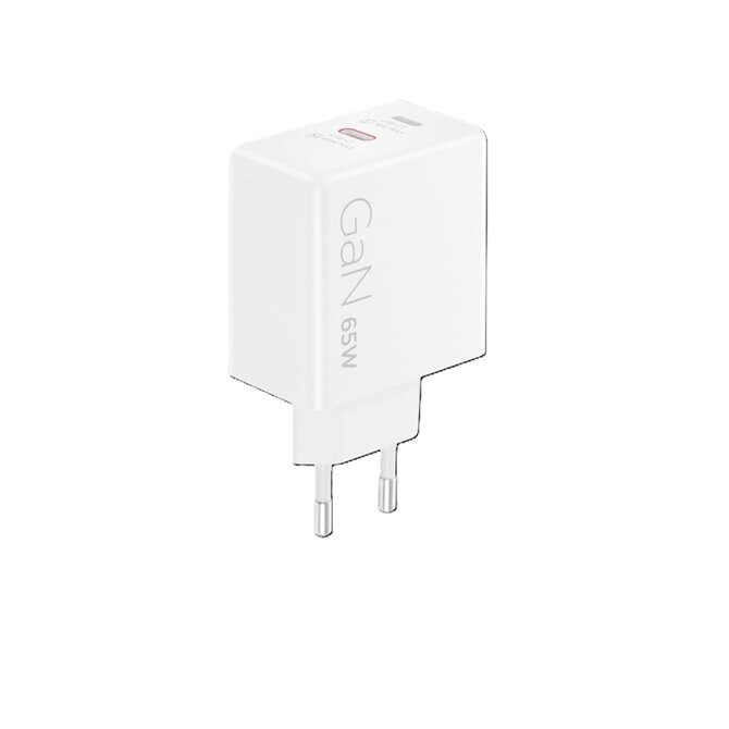 Lenovo Dual USB-C 65W GaN Charger - duální nabíječka 2x USB-C, 45W + 18W, bílá