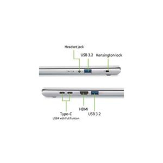 Acer Aspire GO 16 (AG16-71P-56UC) Core 5 120U/16GB/512GB SSD/16" WUXGA IPS 120Hz/ESHELL Linux/stříbrná  