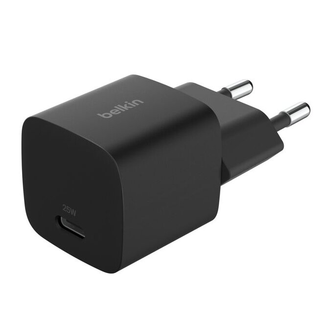 Belkin BOOST CHARGE™ 25W USB-C Power Delivery PPS nástěnná nabíječka, černá