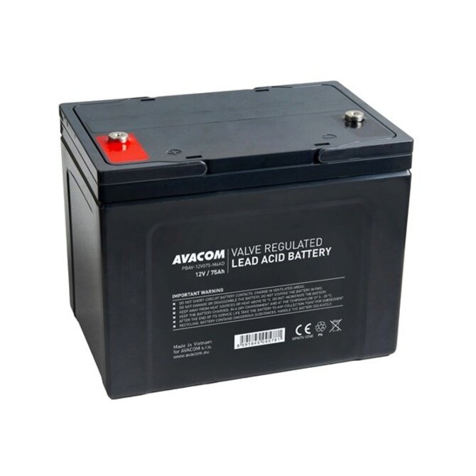 AVACOM baterie 12V 75Ah M6 DeepCycle (PBAV-12V075-M6AD)