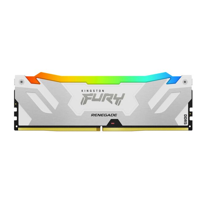 KINGSTON 16GB 6400MT/s DDR5 CL32 DIMM FURY Renegade RGB White XMP