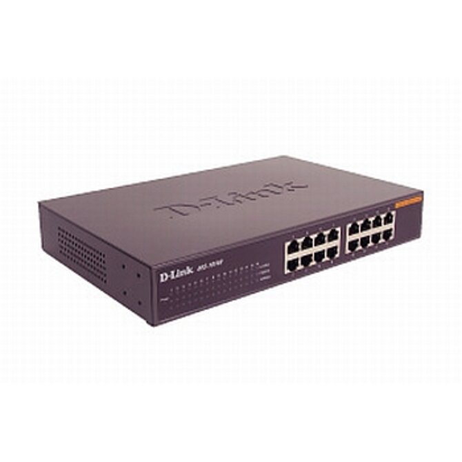D-Link DES-1016D/E 16-Port 10/100Mbps Fast Ethernet Unmanaged Switch