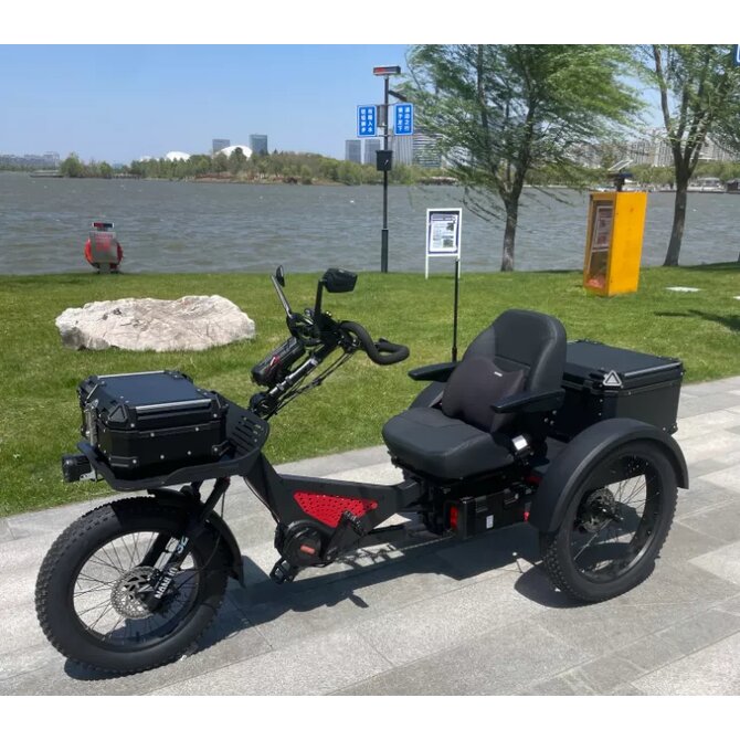 Elektrický kolo tříkolka 1000W 50Ah Oj