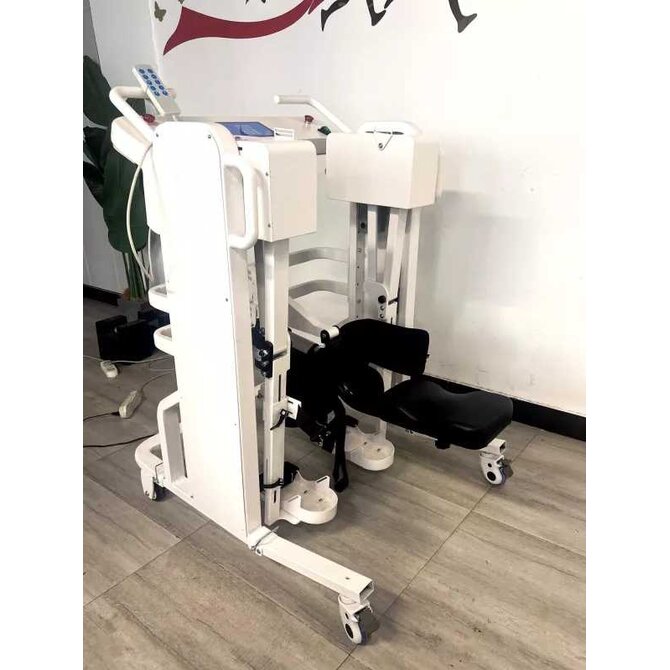 Elektrické nohy exoskelet pro imitaci chůzí ochrnuté osoby, mrtvíce, porucha chůze.