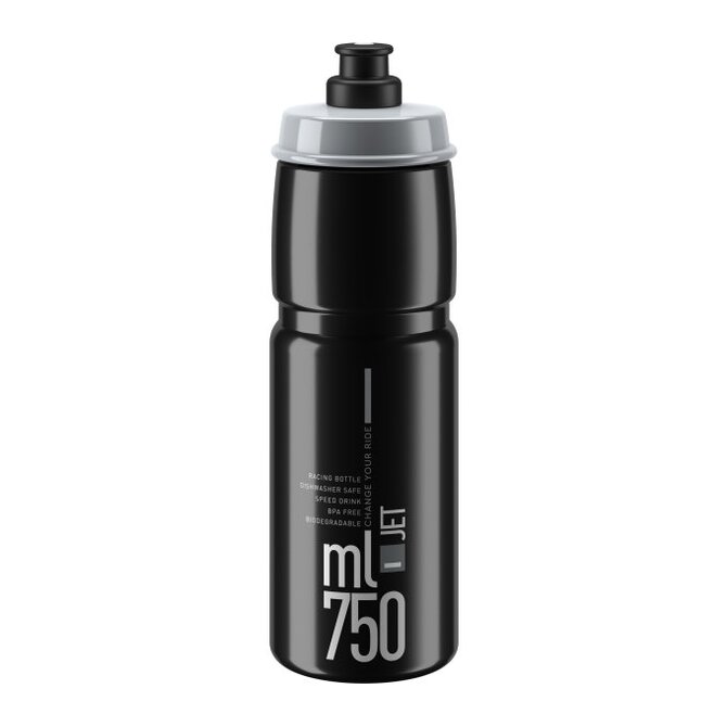 Lahev ELITE Jet Clear černo-šedá 750 ml