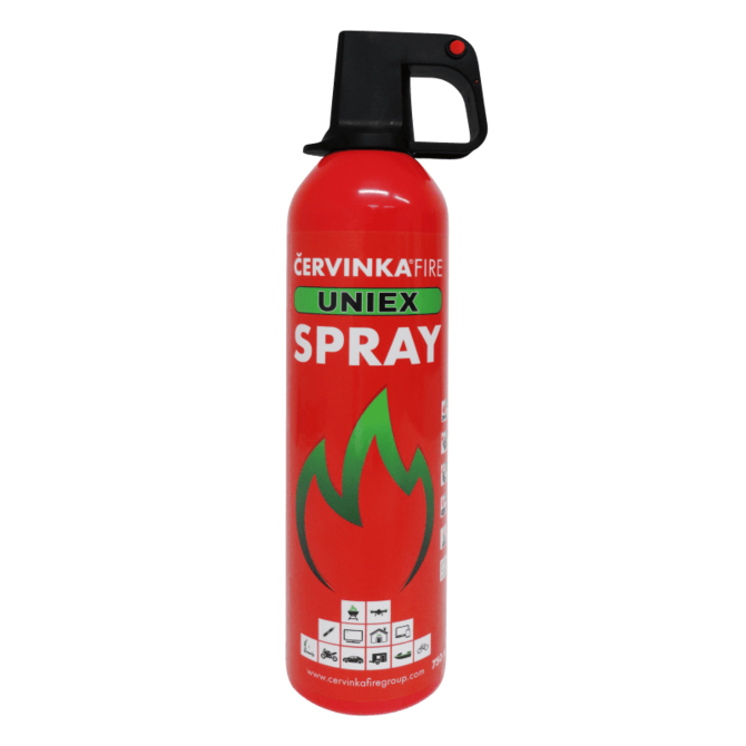 Hasicí sprej UNIEX 750ml hašení lithiových baterií