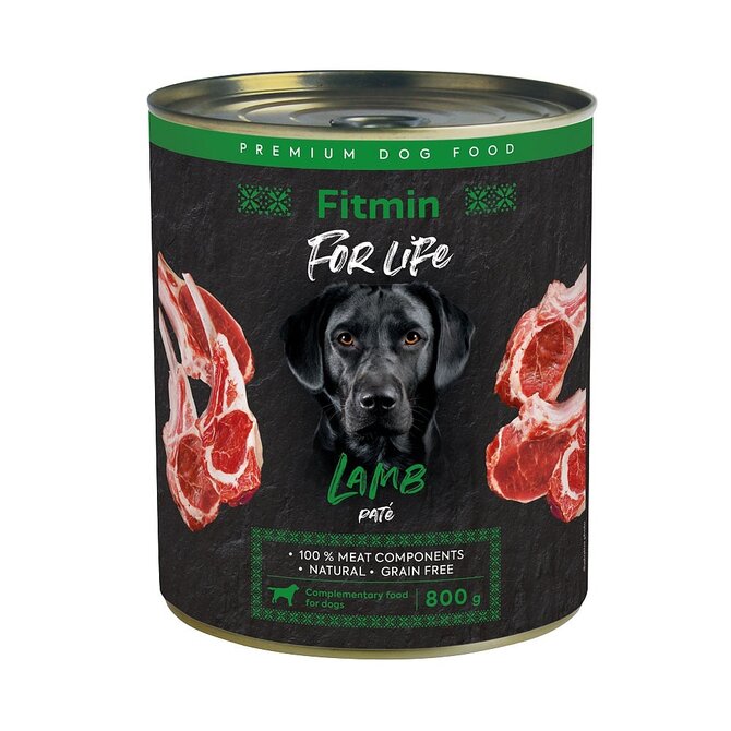 Fitmin For Life Jehněčí konzerva pro psy 800 g