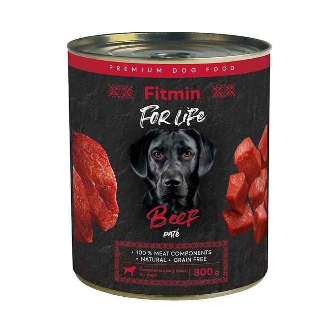 Fitmin For Life Hovězí konzerva pro psy 800 g