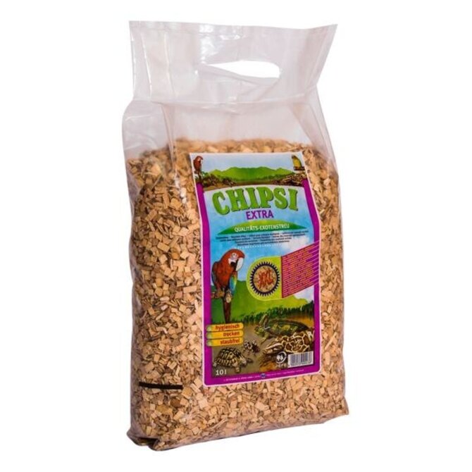 CHIPSI EXTRA XXL 10 L / 3 kg dřevěné štěpky z bukového dřeva