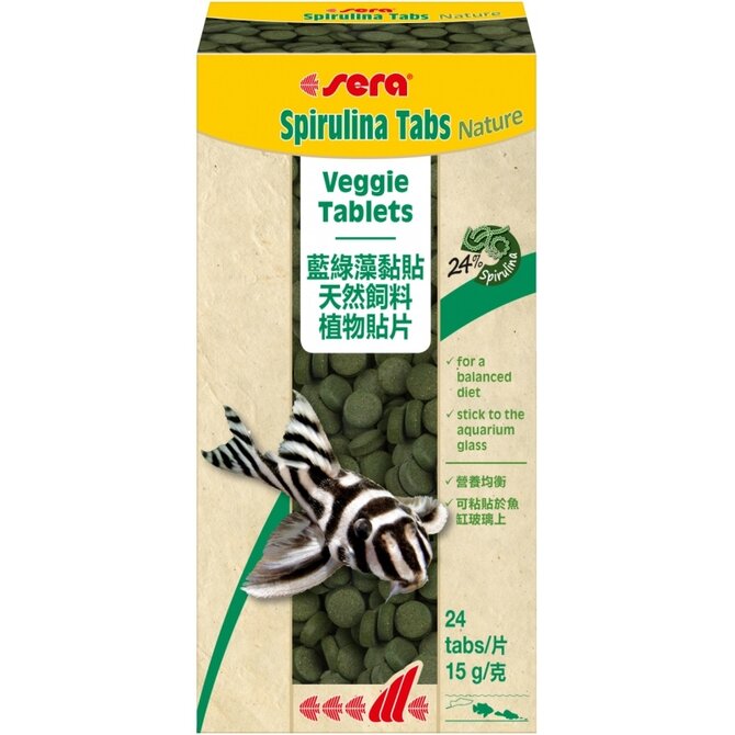Sera Spirulina Tabs Nature 24 Tab.