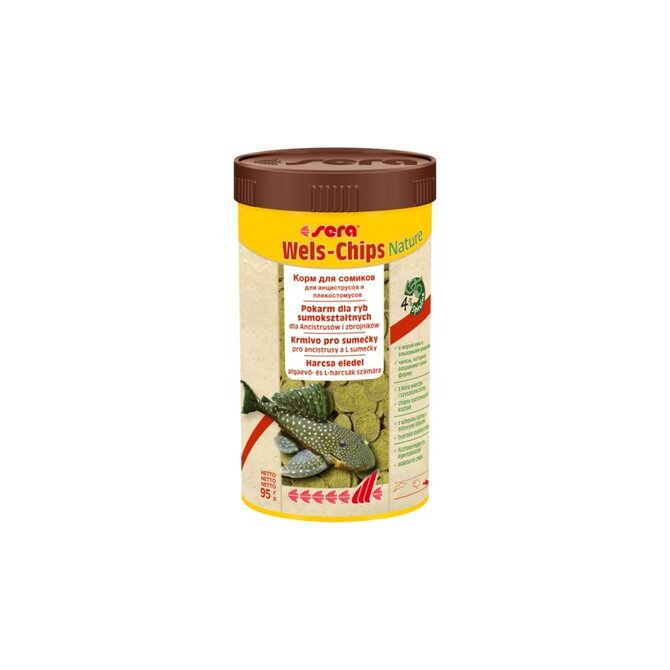 Sera Wels Chips Nature 250 Ml