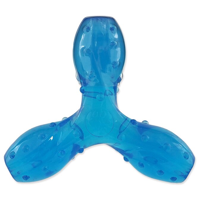 Hračka DOG FANTASY STRONG vrtule s vůní slaniny modrá 15cm