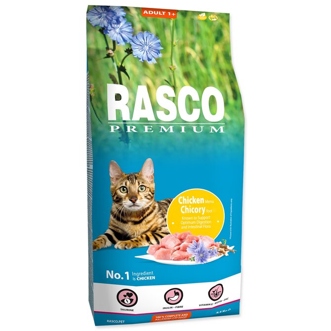 Granule RASCO Premium Adult kuřecí s kořenem čekanky 400g