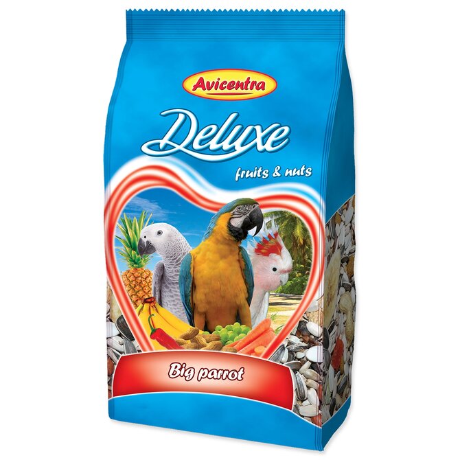 AVICENTRA deluxe krmivo pro velké papoušky 1kg